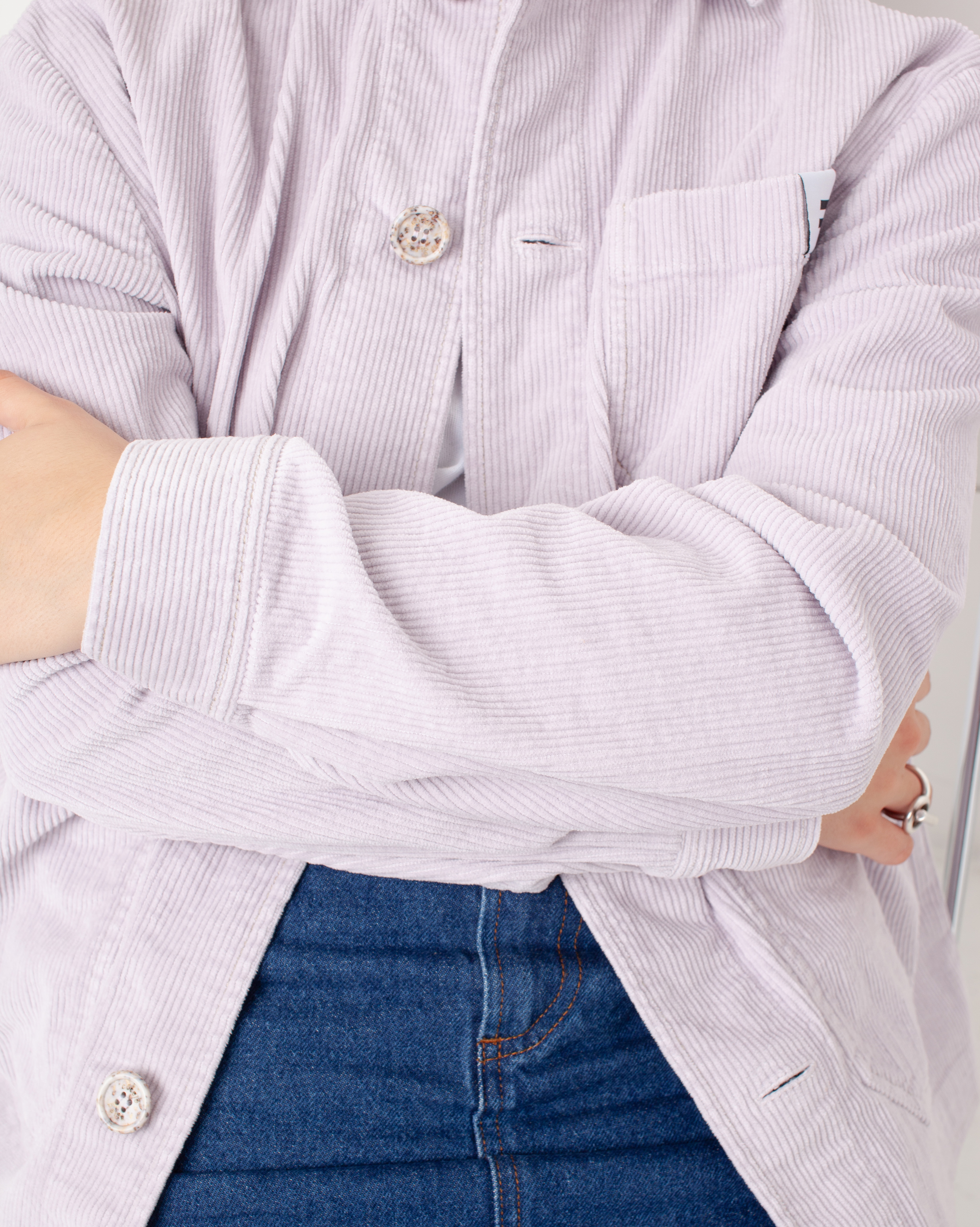 LA VESTE CÔTELÉ - LILA 7