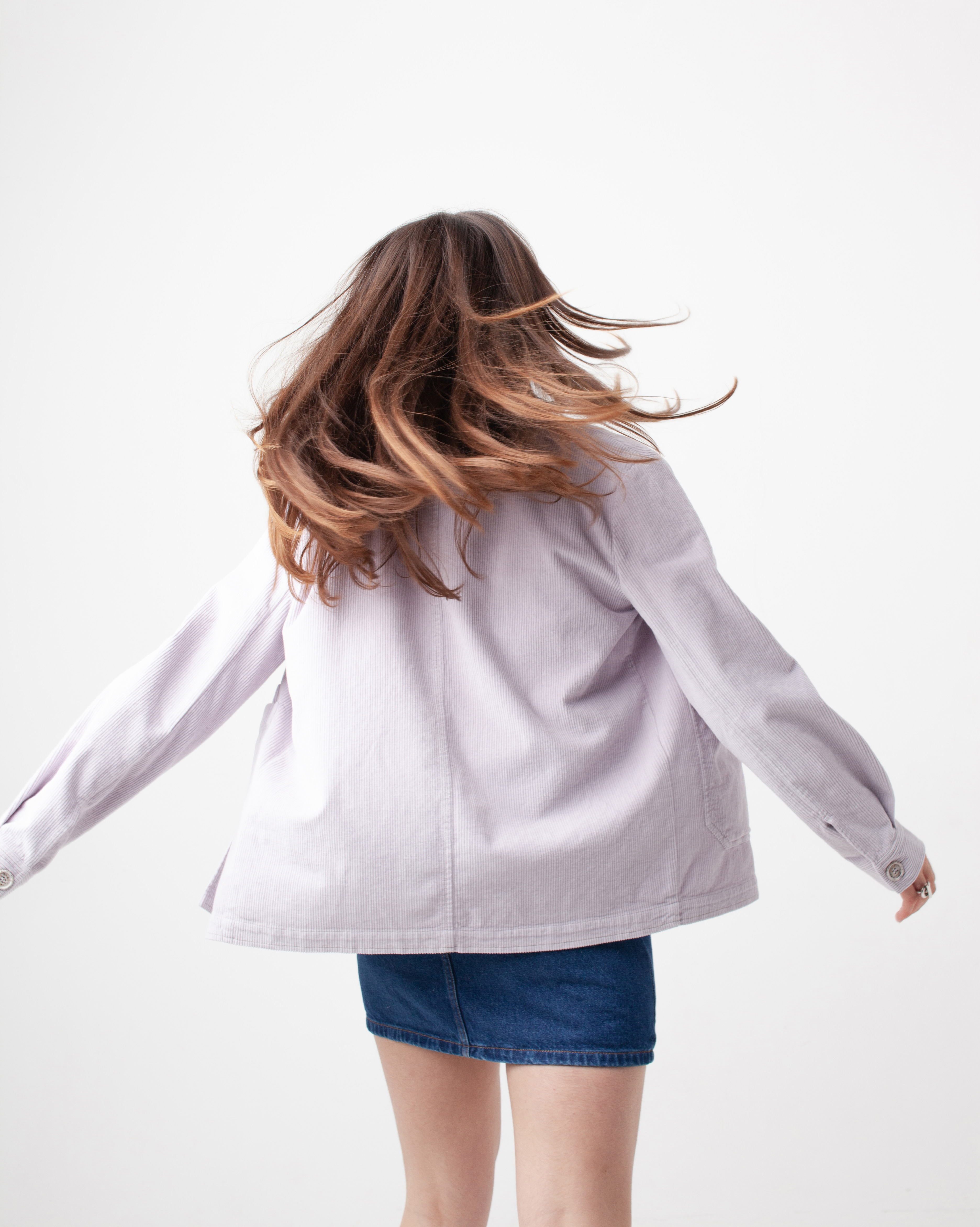 LA VESTE CÔTELÉ - LILA 6