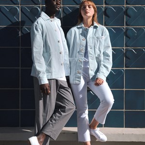 LA VESTE CÔTELÉ - AZUR