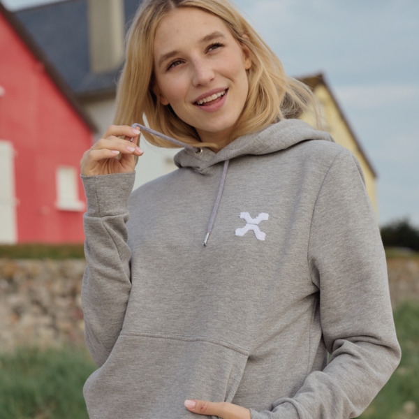 hoodie perus gris unisexe