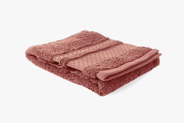 Serviette de Toilette  "Rose Fumé" en Coton 100 % Biologique  2