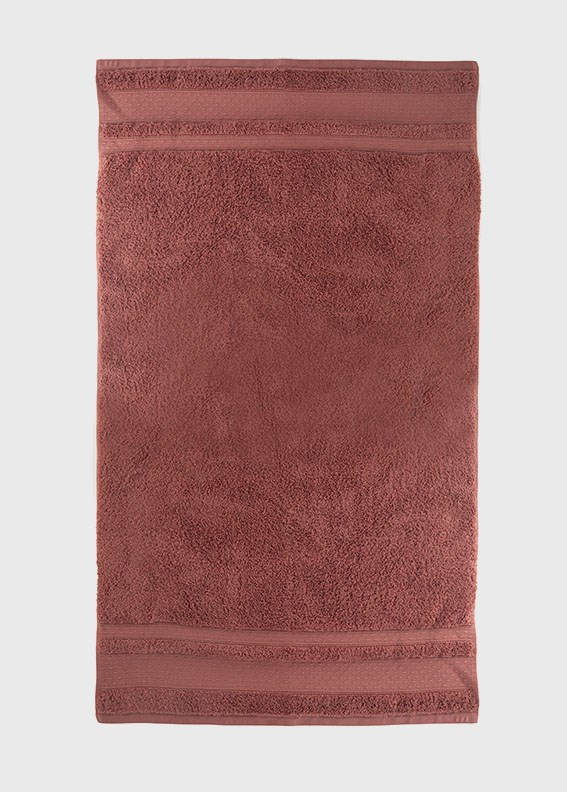 Serviette de Toilette  "Rose Fumé" en Coton 100 % Biologique  4