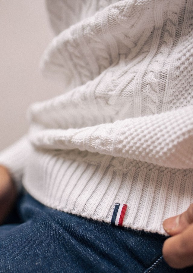 Pull VERITABLE - Made in France - Coton Bio GOTS - Tricotage 3D 9
