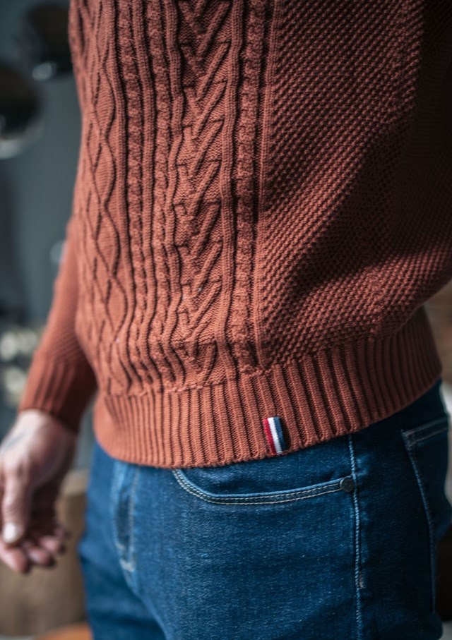 Pull VERITABLE - Made in France - Coton Bio GOTS - Tricotage 3D 13