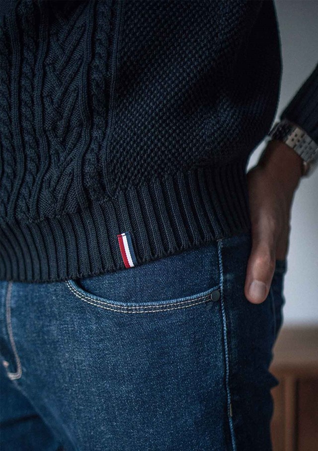 Pull VERITABLE - Made in France - Coton Bio GOTS - Tricotage 3D 15