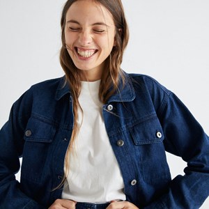 Veste en jean de chanvre et coton bio - Turan de Thinking MU