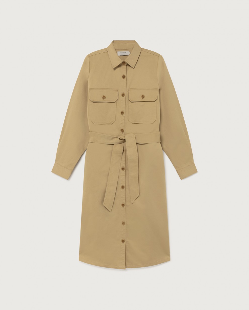 Robe saharienne camel - ALICE de Thinking MU 9