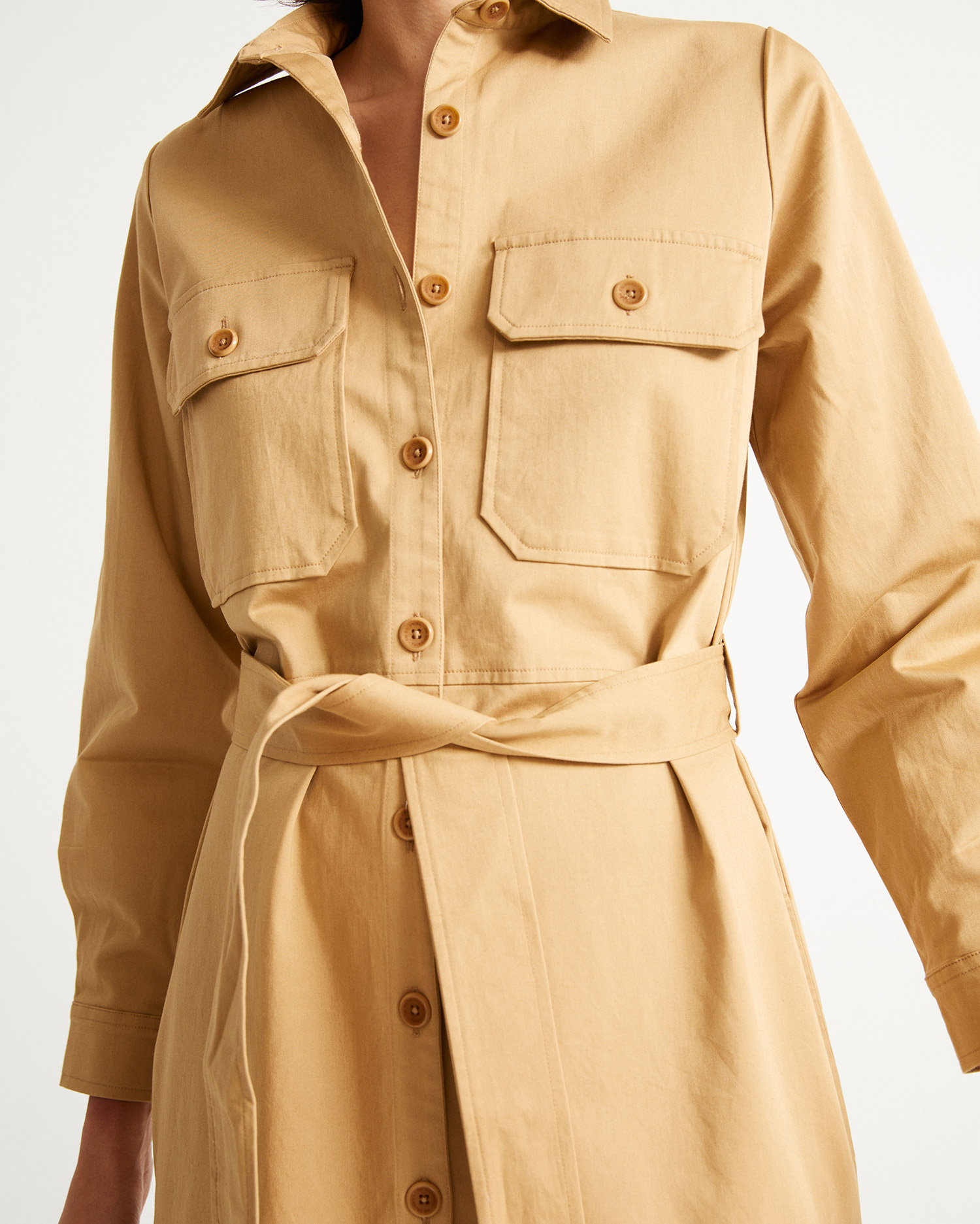 Robe saharienne camel - ALICE de Thinking MU 3