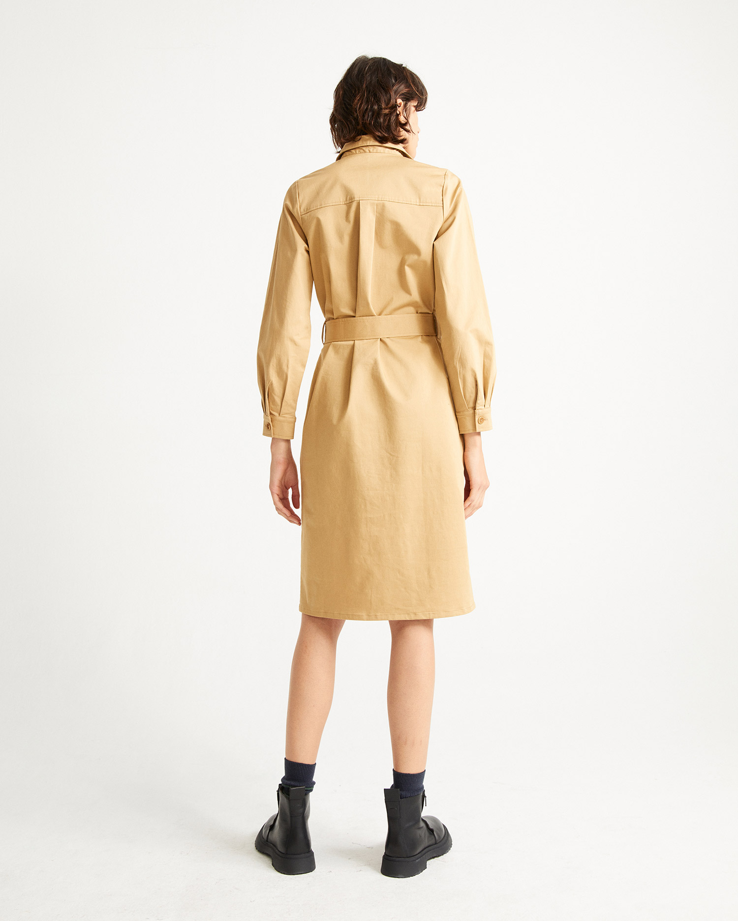 Robe saharienne camel - ALICE de Thinking MU 7