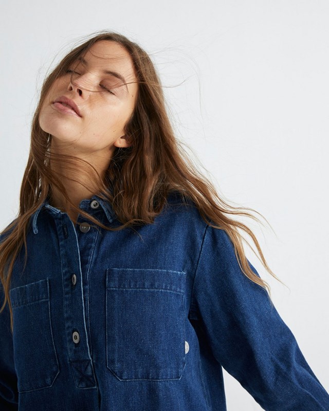 Robe Denim en chanvre et coton bio - NEYADE de Thinking MU 3