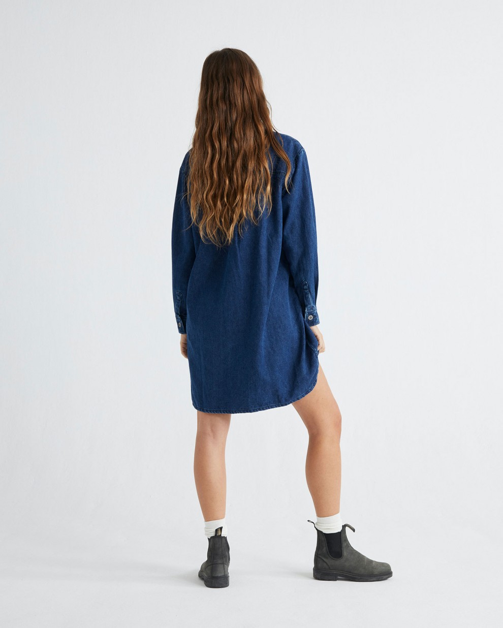 Robe Denim en chanvre et coton bio - NEYADE de Thinking MU 4