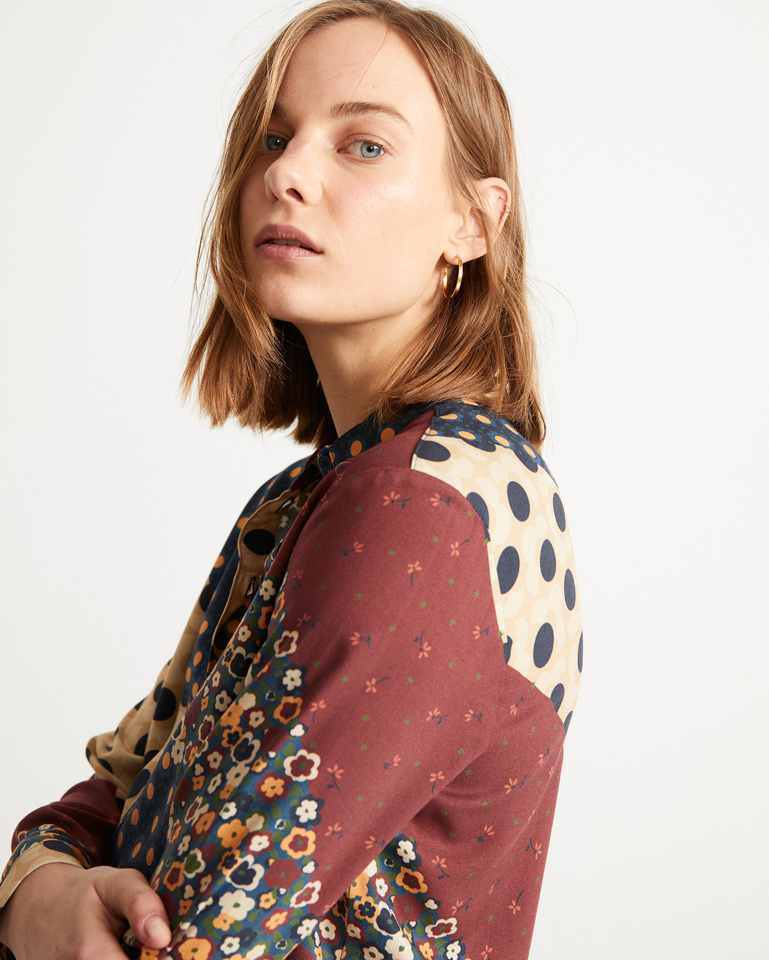 Chemise Patchwork Chamomile de Thinking MU 5