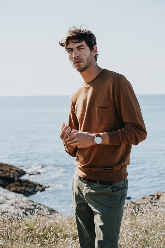 Le sweat océan recyclé - Camel ANKORE