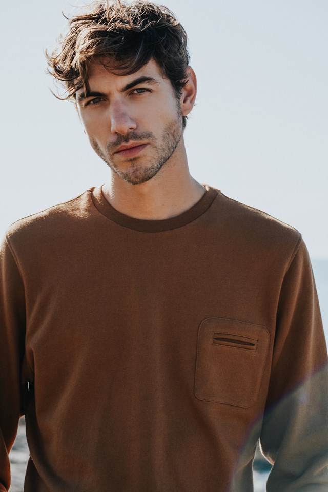 Le sweat océan recyclé - Camel ANKORE