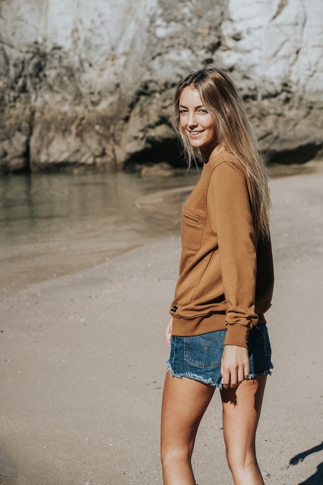 Le sweat océan recyclé - Camel ANKORE