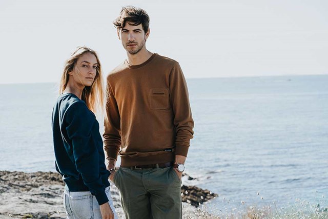 Le sweat océan recyclé - Camel ANKORE