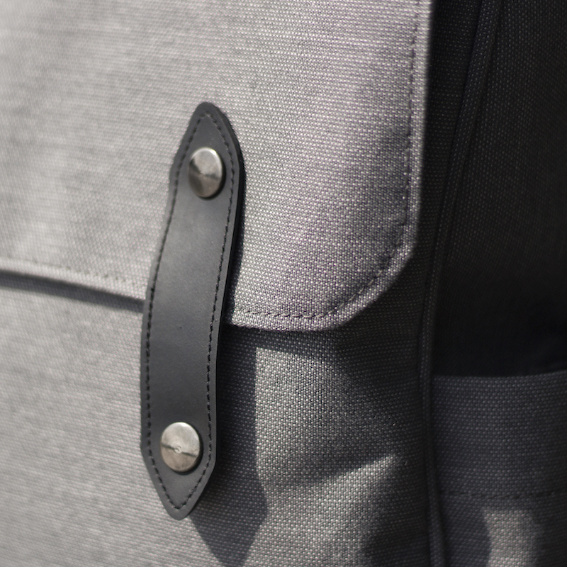 sac à dos pour ordinateur, toile nautique upcyclé et made in france