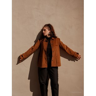 Veste marron - Velours - Coton ucpcylé - GWYNETH