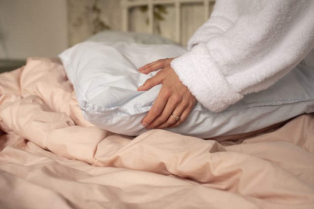 Taie d'Oreiller "Bleu Ciel" en Percale de Coton 100 % Biologique   3