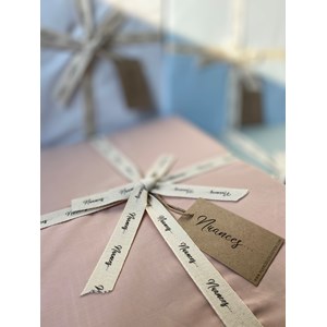 Taie d'Oreiller "Pétale de Rose" en Percale de Coton 100 % Biologique 