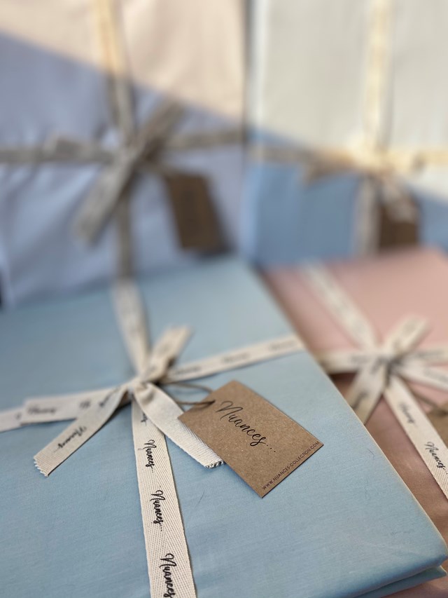 Drap Housse "Aqua" en Percale de Coton 100 % Biologique   5