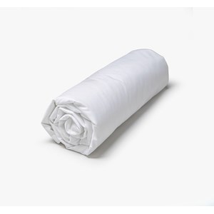 Drap Housse "Blanc" en Percale de Coton 100 % Biologique  