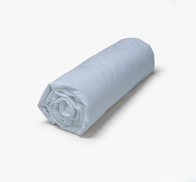 Drap Housse "Bleu Ciel" en Percale de Coton 100 % Biologique     4
