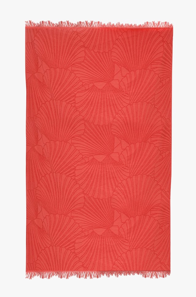 Fouta de Plage "Orange Sanguine" en Coton 100 % Biologique 4