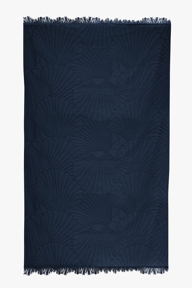 Fouta de Plage "Bleu Atlantique" en Coton 100 % Biologique 4