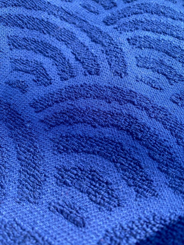 Fouta de Plage "Bleu Atlantique" en Coton 100 % Biologique 3