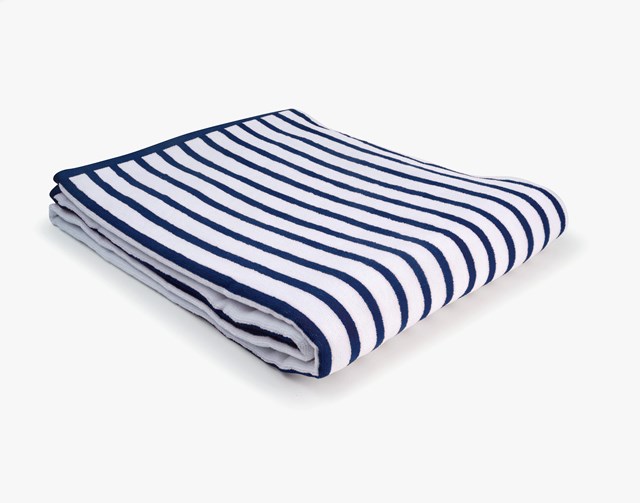 Drap de Plage "Rayures" en Coton 100 % Biologique     3