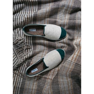 Chaussons AW laine recyclée, beige basilico