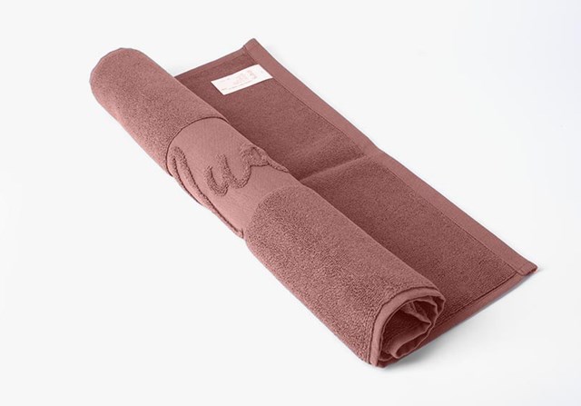 Tapis de Bain  "Rose Fumé" en Coton 100 % Biologique   3