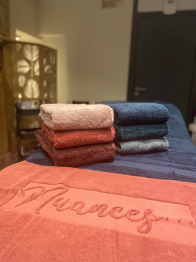 Tapis de Bain  "Rose Fumé" en Coton 100 % Biologique   4