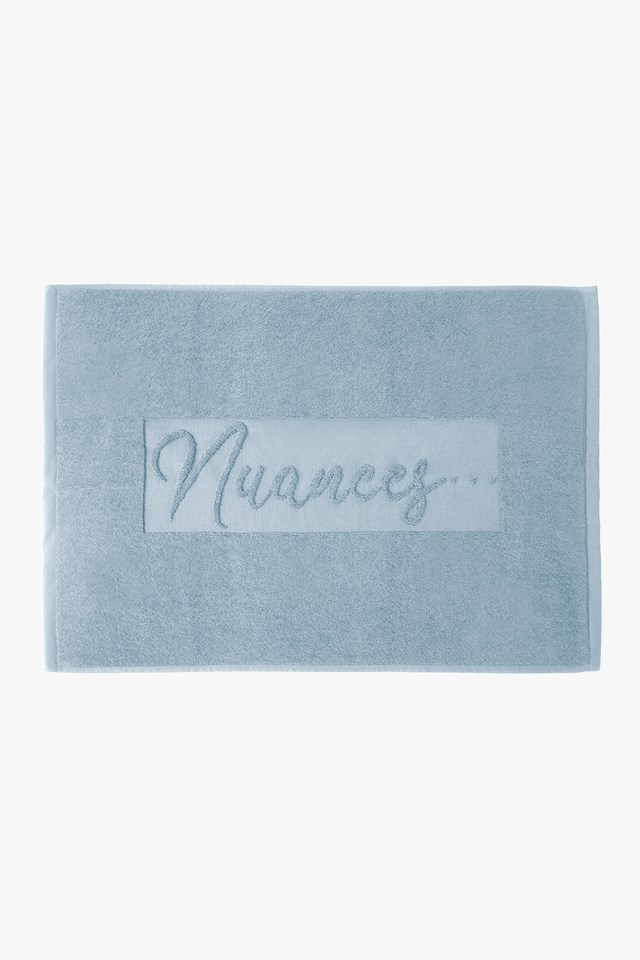 Tapis de Bain  "Bleu Nébuleux" en Coton 100 % Biologique    3