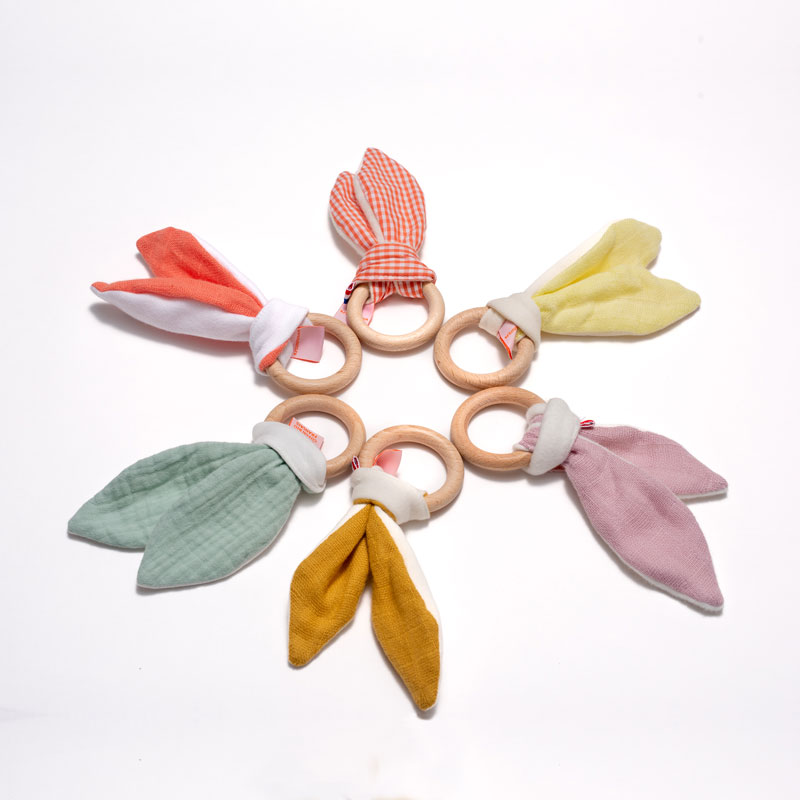 Anneau de Dentition en Coton Bio Pink 7