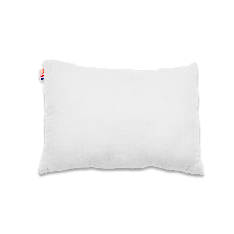 Coussin Rectangle en Coton Bio Blanc 3
