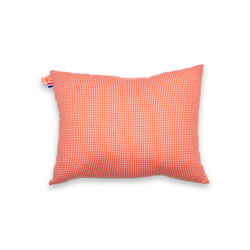 Coussin Rectangle en Coton Bio Vichy 5