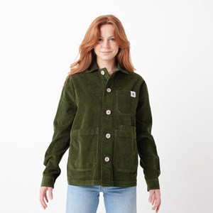 LA VESTE CÔTELÉ - VERT OLIVE