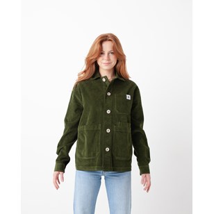 LA VESTE CÔTELÉ - VERT OLIVE