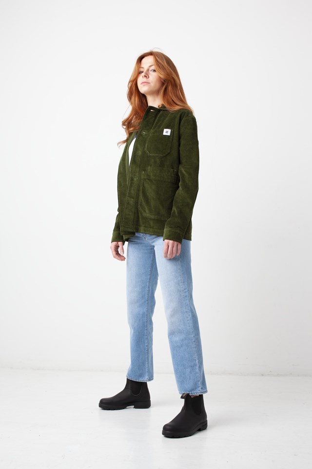 LA VESTE CÔTELÉ - VERT OLIVE 6