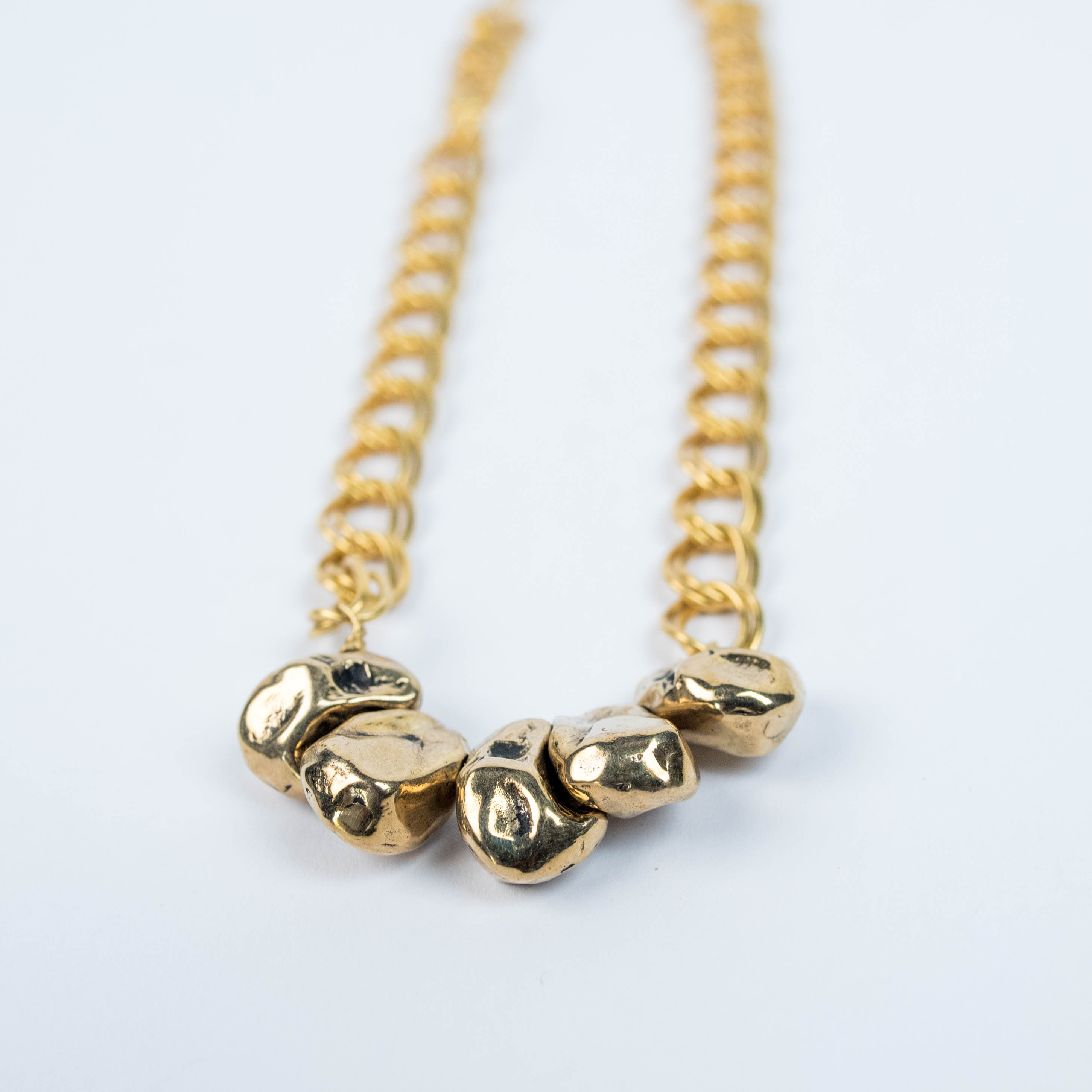 collier, rasducou, bresma, laiton, bronze, doré