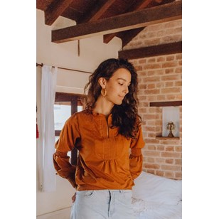 T-shirt Femme manches longues coton bio COCO OKRE