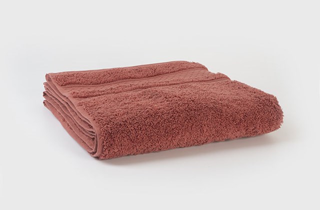 Drap de Bain 100x140 "Rose Fumé" en Coton 100 % Biologique     4