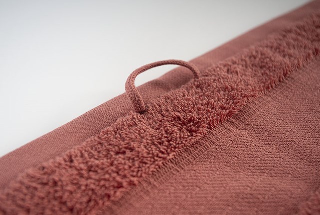 Drap de Bain 100x140 "Rose Fumé" en Coton 100 % Biologique     3