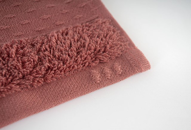 Drap de Bain 100x140 "Rose Fumé" en Coton 100 % Biologique     5