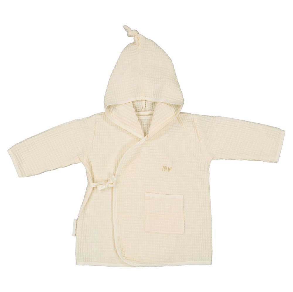 Peignoir gaufré de coton Chantilly 2