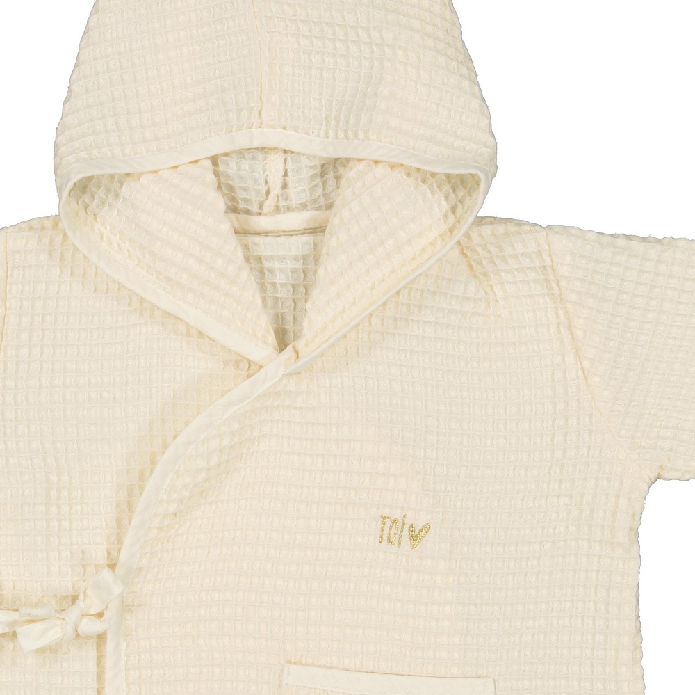 Peignoir gaufré de coton Chantilly 4