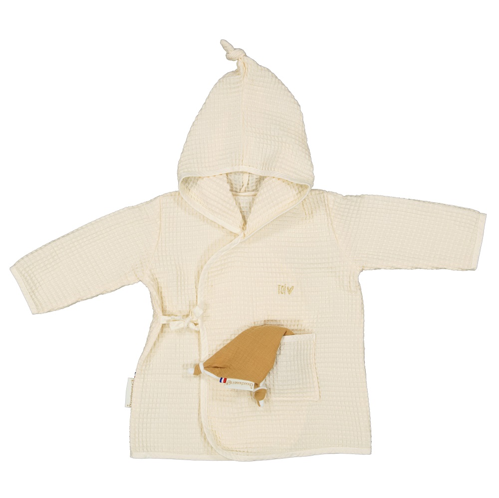 Peignoir gaufré de coton Chantilly 3