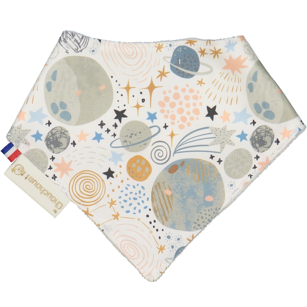 Bavoir bandana Planètes  2